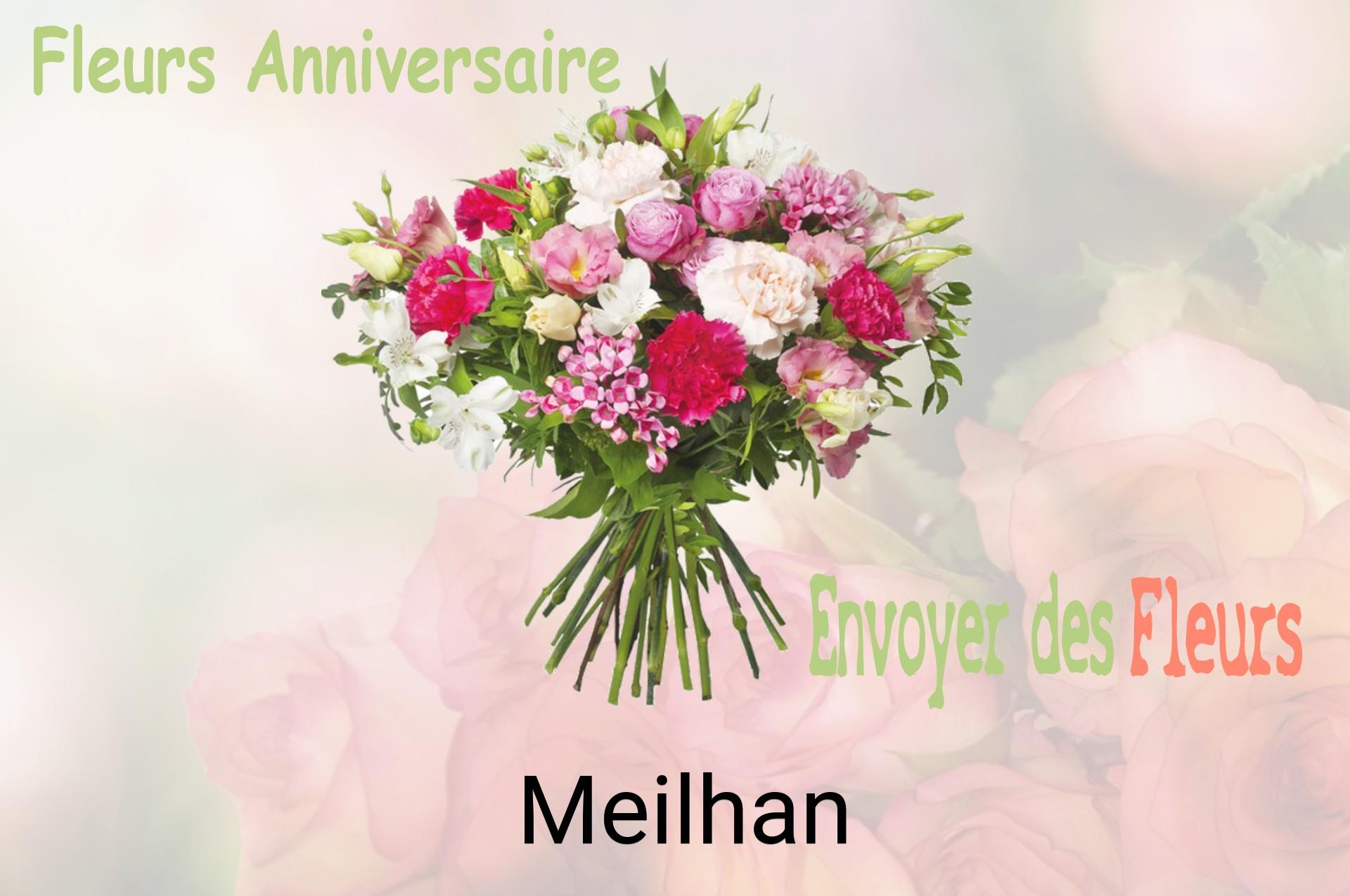 Bouquet de fleurs d’anniversaire livré à Meilhan
